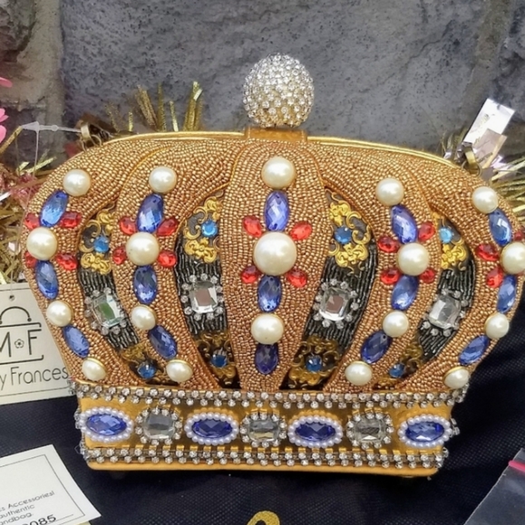 Mary Frances Handbags - Mary Frances Queendom Crown Novelty Bag